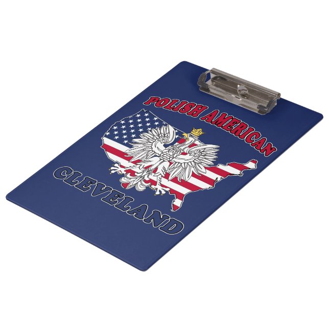 Cleveland Ohio Polish Clipboard (Angled)