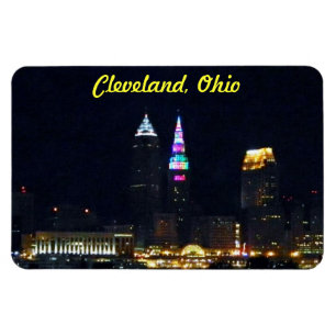 Cleveland, Ohio Rainbow Tower Magnet