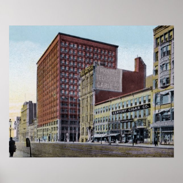 Cleveland Ohio Rockefeller Building Poster (Front)