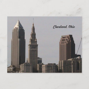 Cleveland Ohio Skyline Postcard