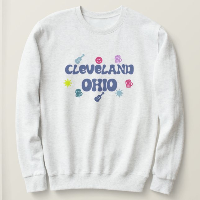 Cleveland Ohio Sweatshirt (Design Front)
