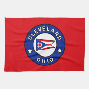 Cleveland Ohio Tea Towel