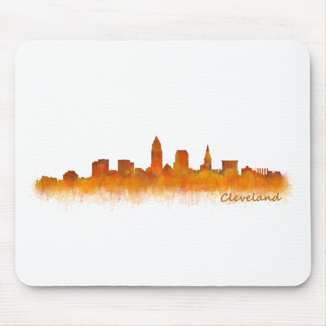 Cleveland Ohio the USA Skyline City v02 Mouse Pad (Front)