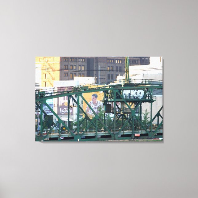 Cleveland Ohio TKO Wrapped Canvas Print (Front)