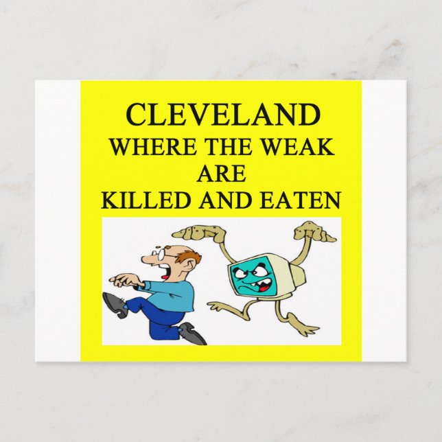 CLEVELAND POSTCARD (Front)