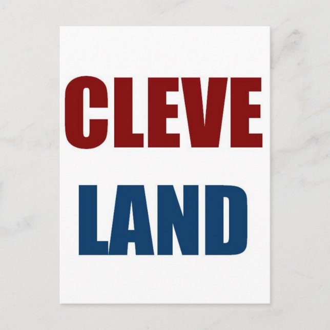 CLEVELAND POSTCARD (Front)