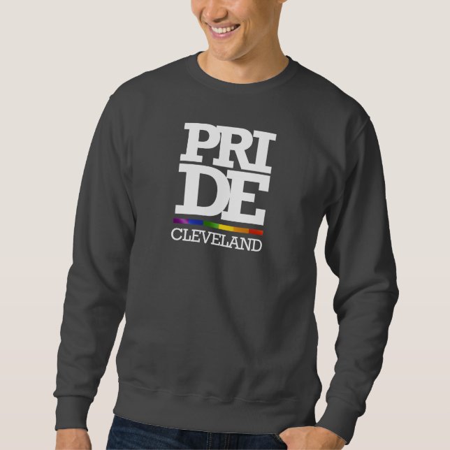 CLEVELAND PRIDE -- .png Sweatshirt (Front)