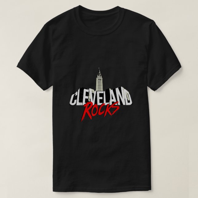 Cleveland Rocks Cleveland Shirt Ohio T Shirts Wome (Design Front)