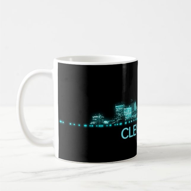 Cleveland Skyline Coffee Mug (Left)