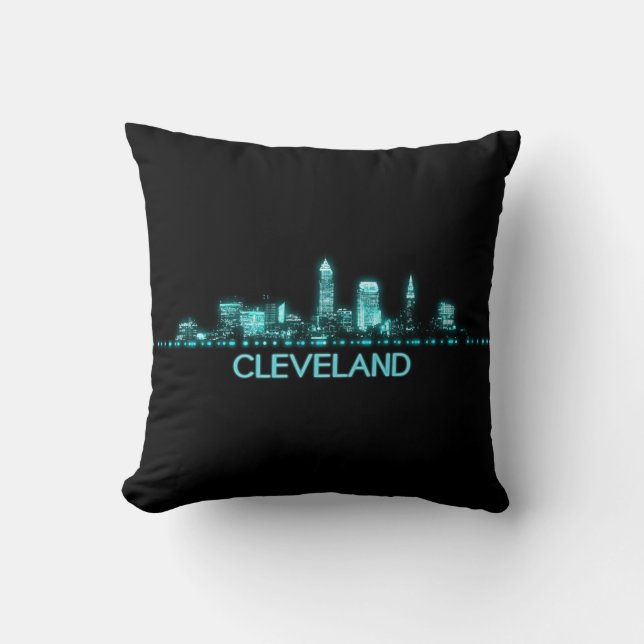 Cleveland Skyline Cushion (Front)