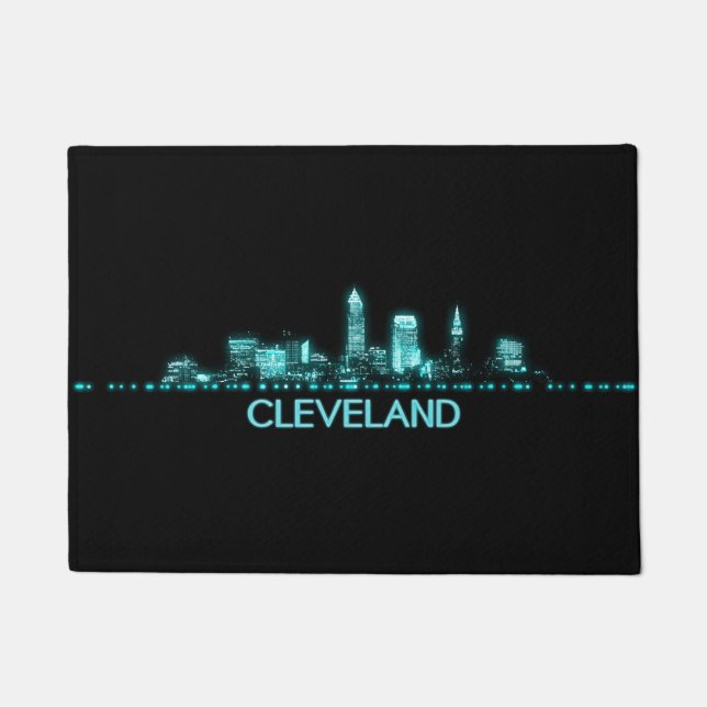 Cleveland Skyline Doormat (Front)