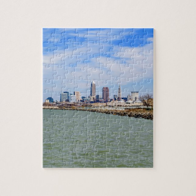 Cleveland Skyline Jigsaw Puzzle (Vertical)