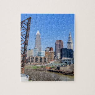 Cleveland Skyline Jigsaw Puzzle