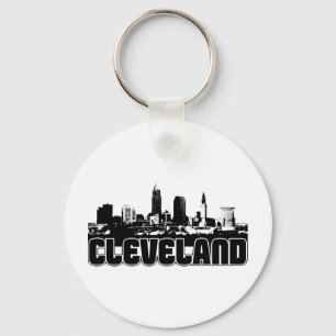Cleveland Skyline Key Ring