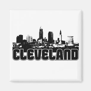 Cleveland Skyline Magnet