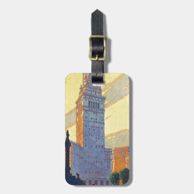 Cleveland The New Union Terminal Vintage Luggage Tag (Front Vertical)