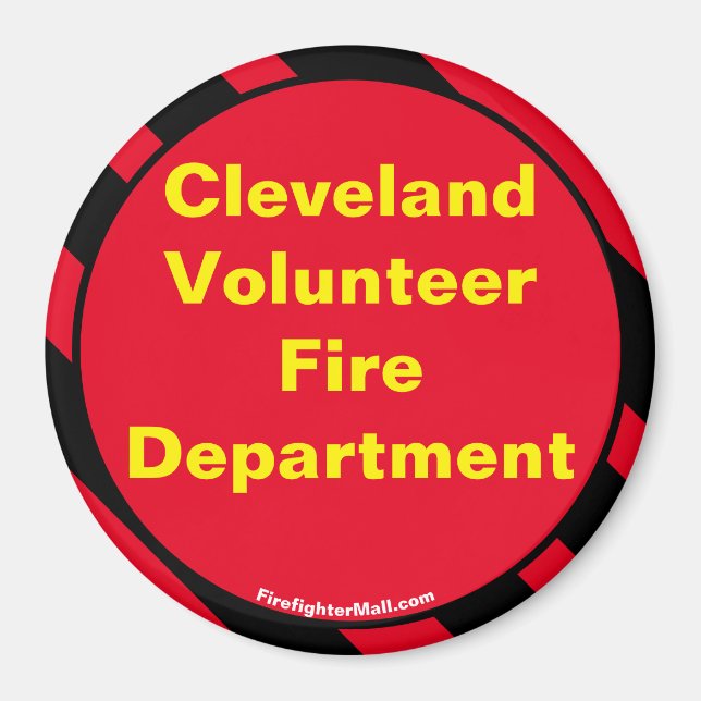 Cleveland Volunteer Fire Department Magnet (Front)