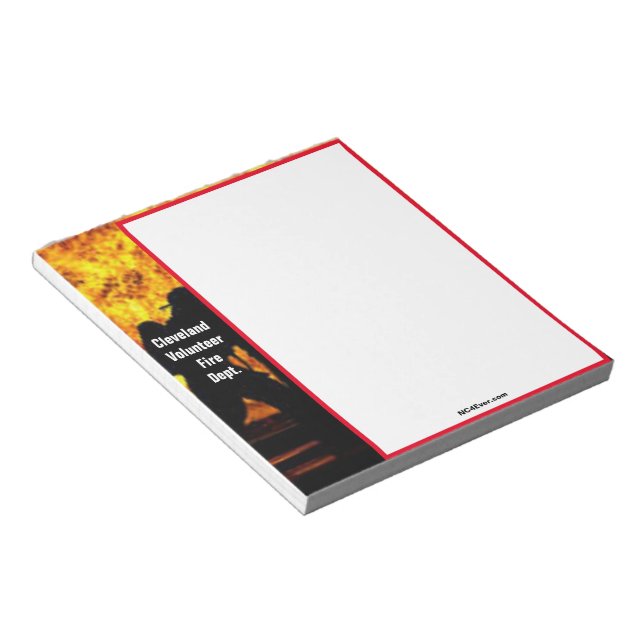 Cleveland Volunteer Fire Dept. notepad (Angled)