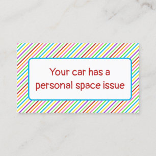 Clever Bad Parking Calling Card