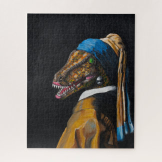 Clever Girl With a Pearl Earring Jigsaw Puzzle
