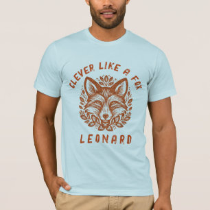 Clever Like a Fox - Your Text T-Shirt