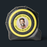 Clever loving quote with handyman photo 1<br><div class="desc">Make it personal and affectionate with this thoughtful design feature a picture of dad, mum, spouse, grandpa, grandma, brother, sister, uncle, aunt or anyone! Text encircling the photo says "Nobody else can measure up to you." in black text over a yellow background This thoughtful item makes a wonderful stocking stuffer,...</div>