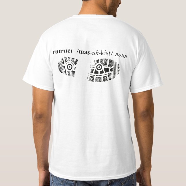 Clever Runner or Race Shirt (Back)