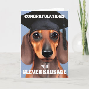 Clever Sausage Thank You Card