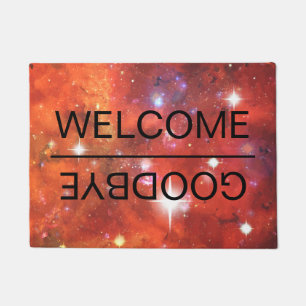Clever Welcome Goodbye Design Doormat