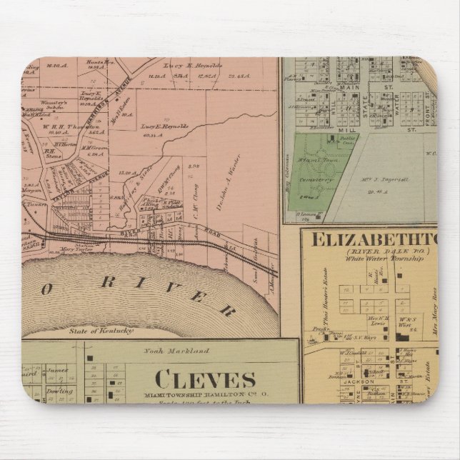 Cleves, North Bend, Ohio Mouse Pad (Front)