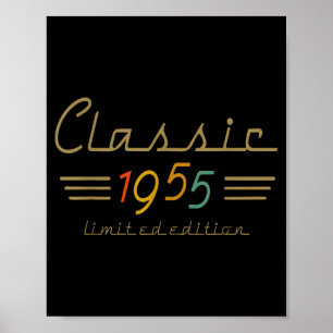 Clic 1955 Limited Edition 70 Year Old 70th Birthda Poster