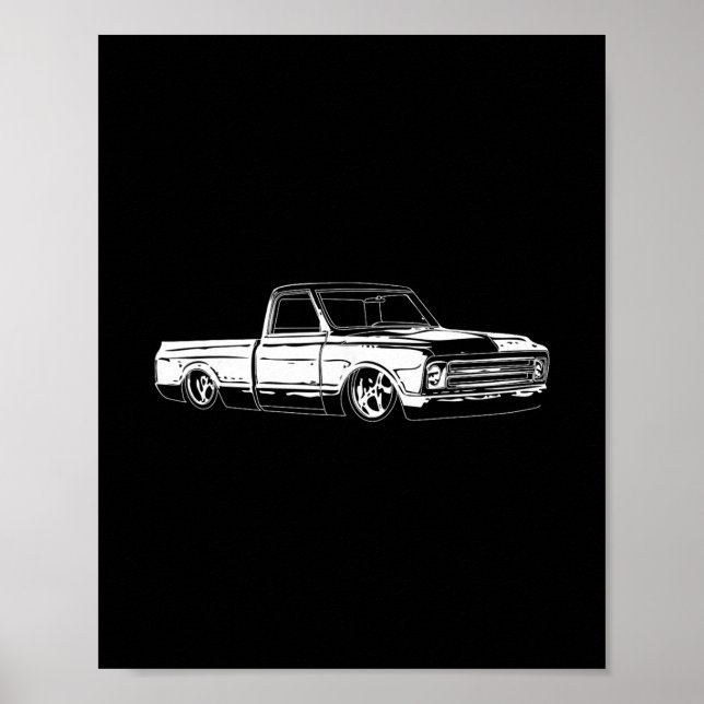 Clic 1967 C10 Truck C10 Truck Custom 10  Poster (Front)