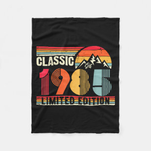 Clic 1985 Limited Edition 40 Year Old 40th Birthda Fleece Blanket