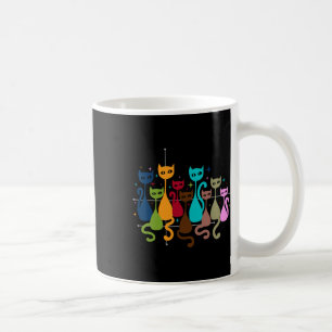 Clic Art Kitten Lover Vintage Artwork Cute Cat Coffee Mug
