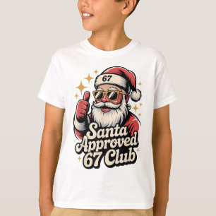 Clic Christmas 67 Santa Meme - Retro Santa Approve T-Shirt