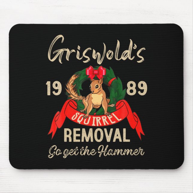 Clic Christmas Movie Squirrel Removal Vacation  Mouse Pad (Front)