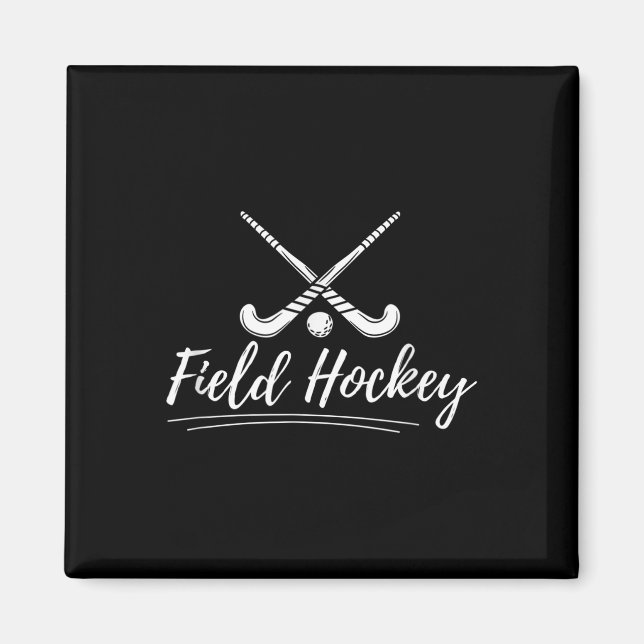 Clic Field Hockey Player  Magnet (Front)