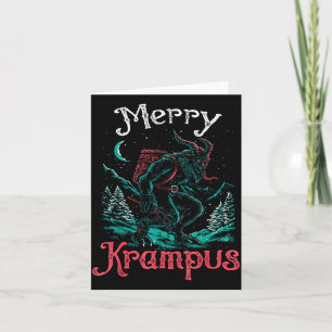Clic Folklore Christmas Merry Krampus Festive Horr Card