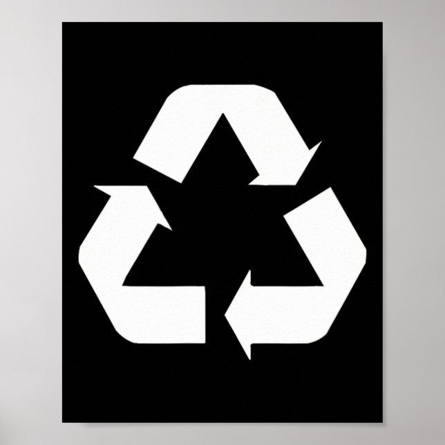 Clic Green-white Recycle Sign Design Standard  (Front)