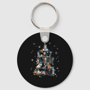 Clic Holiday Kitty Cat Christmas Tree Meowy Catmas Key Ring