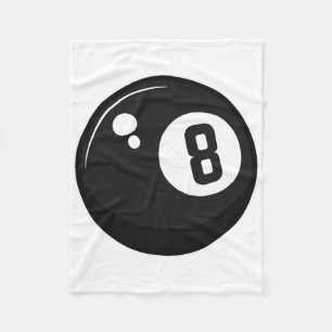 Clic Magic 8 Eight Ll Billiards Pool Player Adult Fleece Blanket