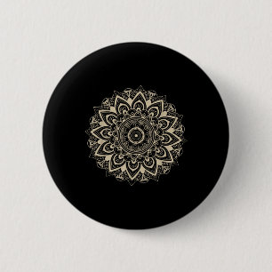 Clic Mandala Style 86 47 Subtle Anti Trump Resist 6 Cm Round Badge
