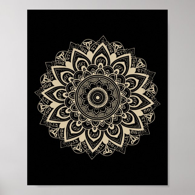 Clic Mandala Style 86 47 Subtle Anti Trump Resist  Poster (Front)