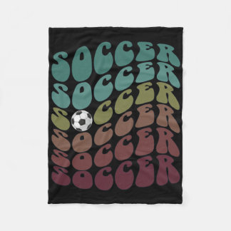 Clic Soccer Just Girl Who Loves Scoring Club Mum K Fleece Blanket