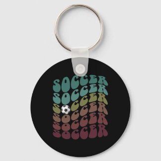 Clic Soccer Just Girl Who Loves Scoring Club Mum K Key Ring