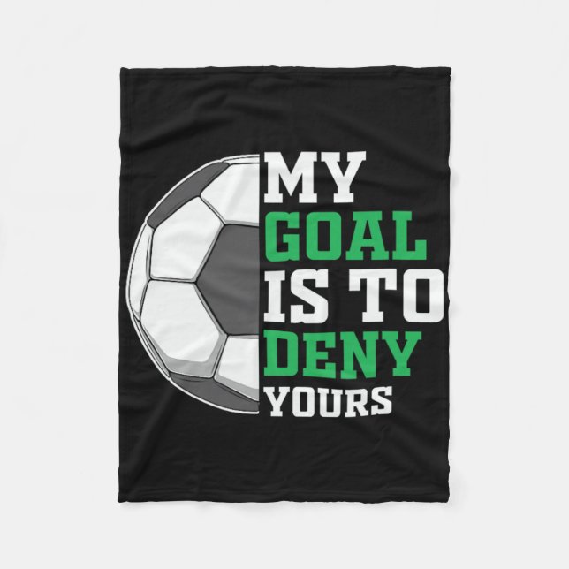 Clic Soccer Player Deny Yours  Fleece Blanket (Front)