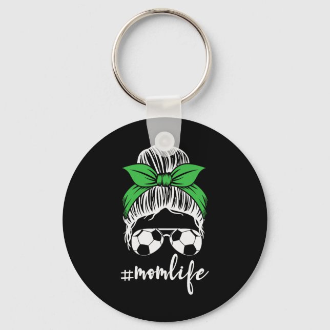 Clic Soccer Player Shades  Key Ring (Front)