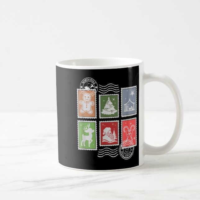 Clic Stage Stamps Christmas Mail  Coffee Mug (Right)