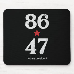 Clic Vintage 80s Style 86 47 Anti Trump _1  Mouse Pad