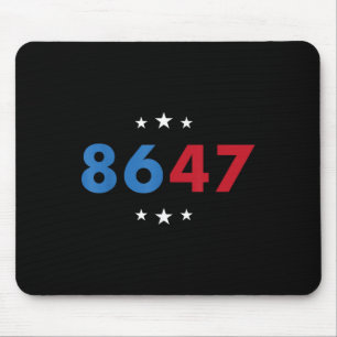 Clic Vintage 80s Style 86 47 Anti Trump 8647 Mouse Pad